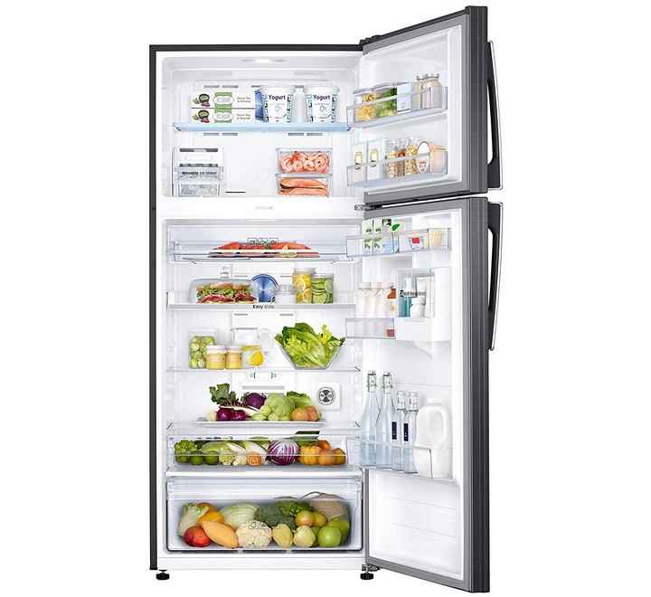 SAMSUNG 551 L Frost Free Double Door 2 Star Convertible Refrigerator  (Black Inox RT56T6378BS/TL)
